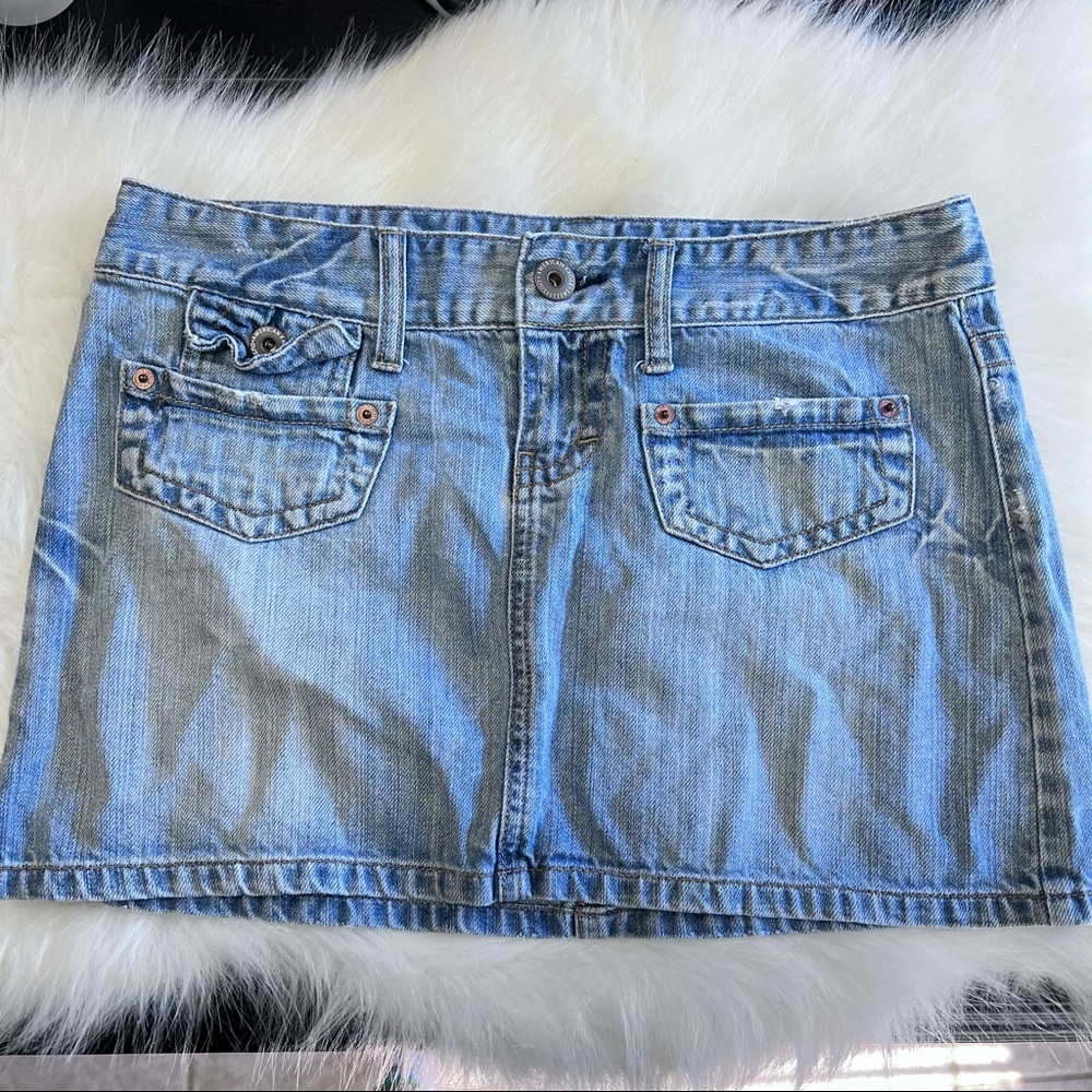 Denim Mini Skirt